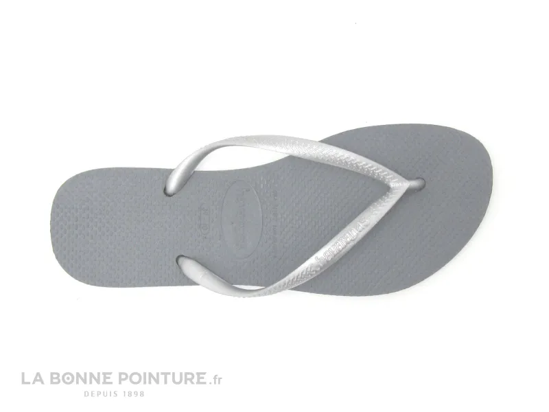 Achat chaussures Havaianas Femme Entre-doigts, vente Havaianas SLIM Steel Grey - Tongs grises