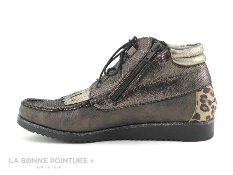 Achat chaussures Pedi Girl Femme Chaussure montante, vente Pedi Girl GANAOL Mordore Bronze - Chaussure montante Femme