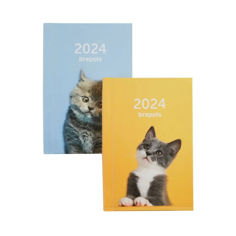 Agenda de poche Amici - 1 semaine par page - 7,1 x 10,2 cm - disponible dans différents modèles - Brepols