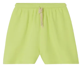 AMERICAN VINTAGE  Short à taille élastique en coton hapylife - Jaune