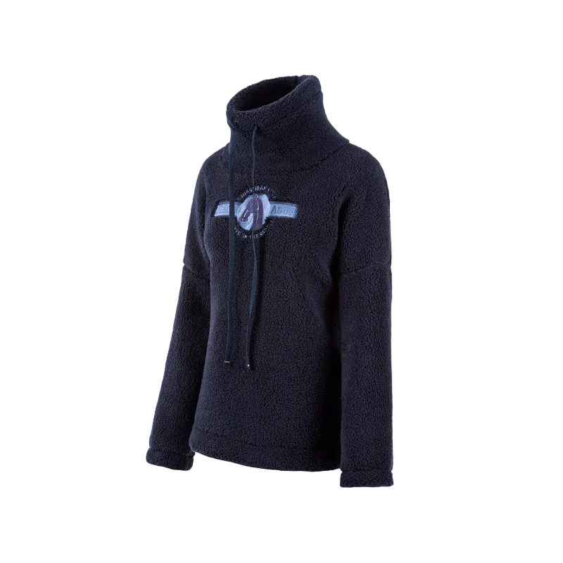 Anna Scarpati - Pull avec col montant femme Latta marine