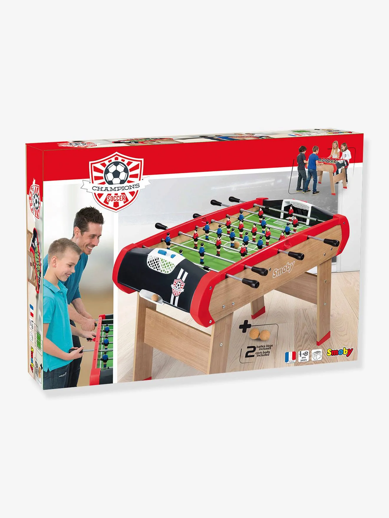 Baby foot Champions - SMOBY marron - Smoby