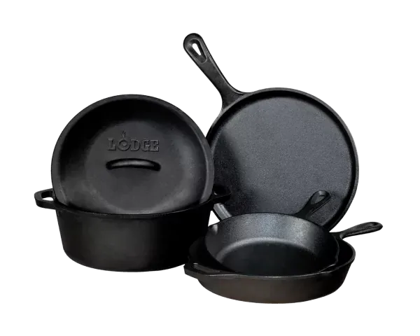 Batterie de cuisine en fonte naturelle - LODGE