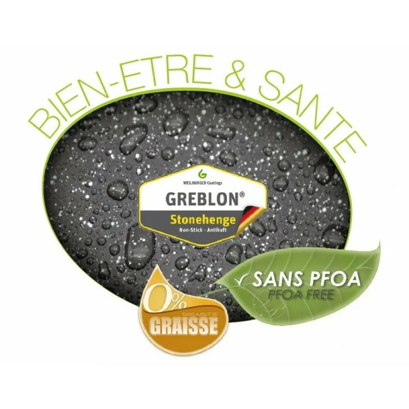 Batterie de cuisine Schumann en pierre 14 pièces