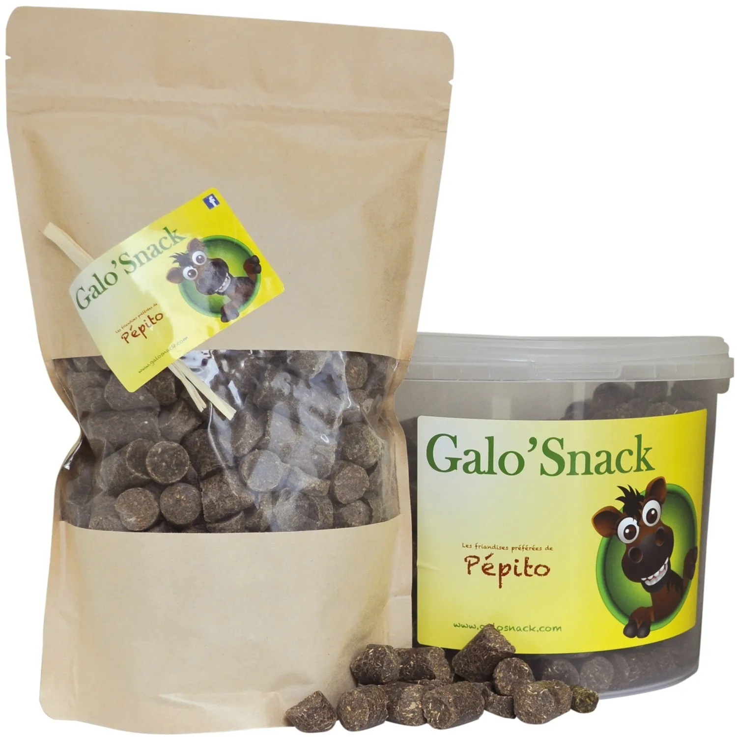 Bonbons Pom'Pur Gr carotte Galo'Snack pour cheval