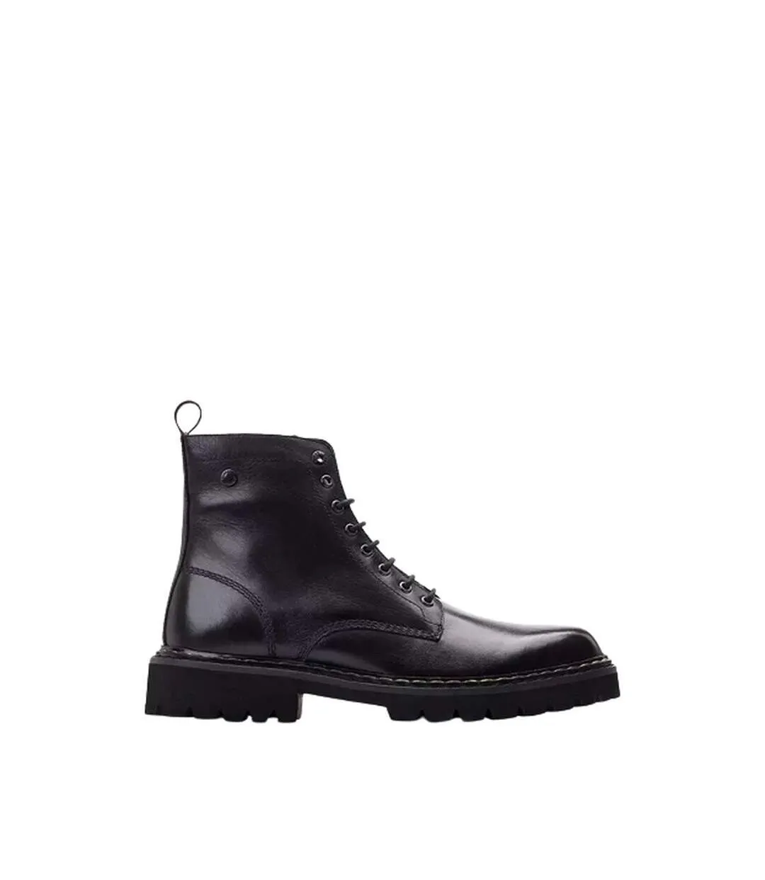 Bottines de combat sutton homme noir Base London