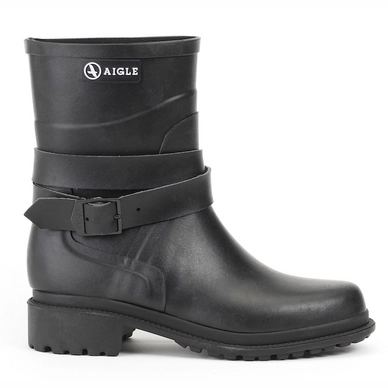 Bottines de Pluie Aigle Women Macadames MD Noir