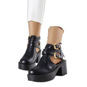 Bottines noires de Nellie le noir