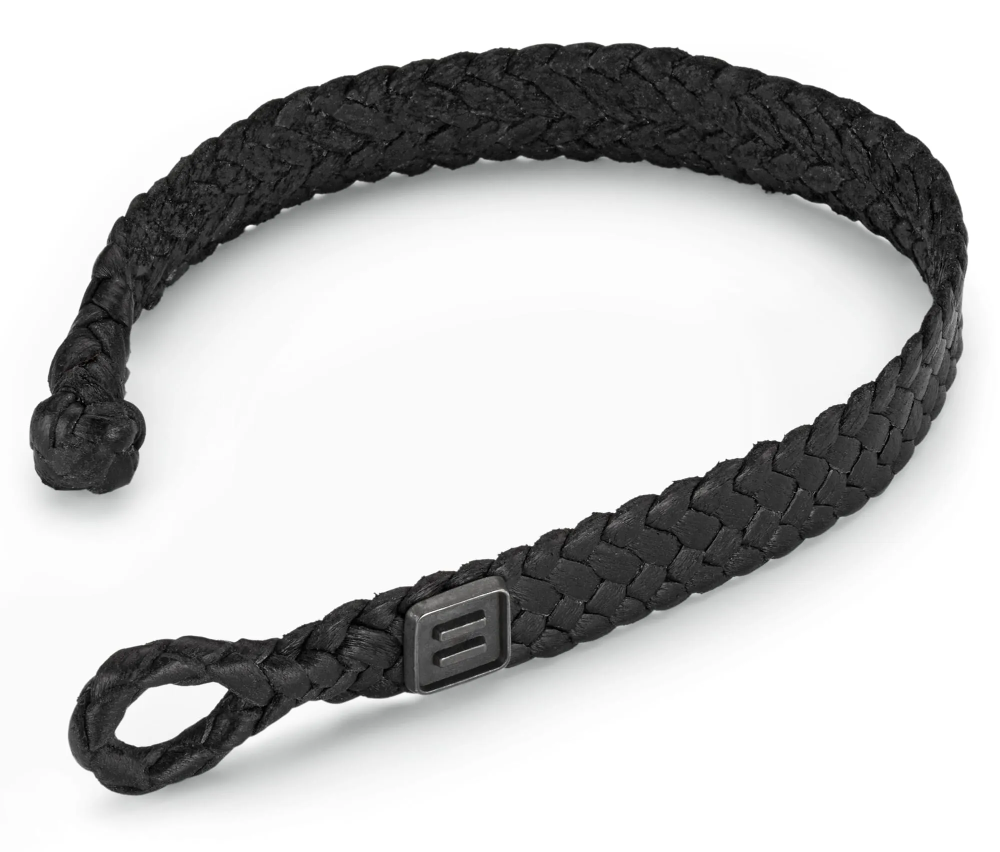 Bracelet en cuir tressé pour homme