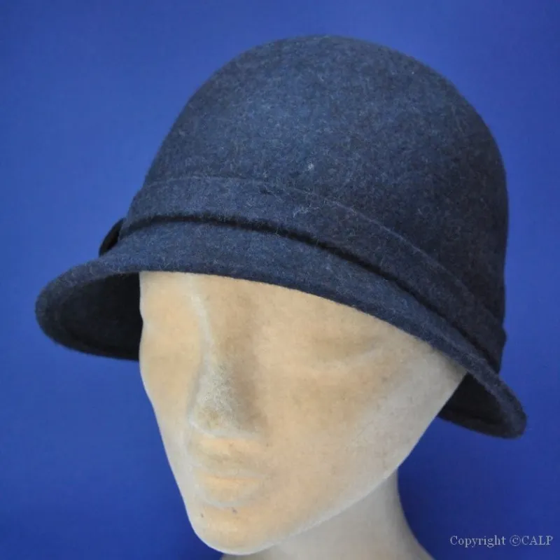 chapeau hiver femme-chapeau cloche marron
