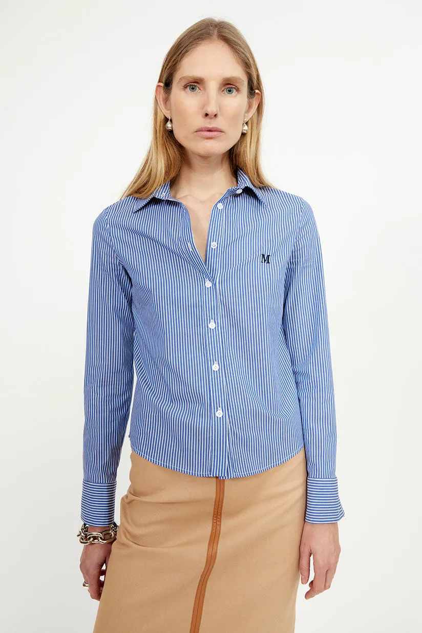 chemise ajustée brodée Musier