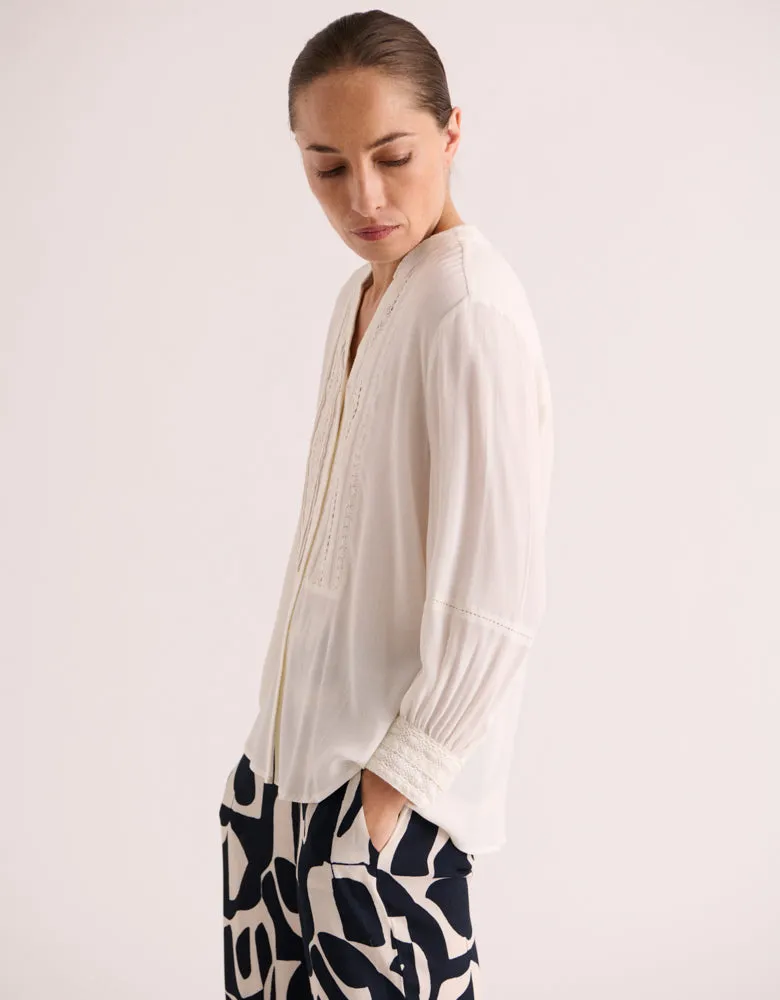 Chemise brodée COCO/88151/003