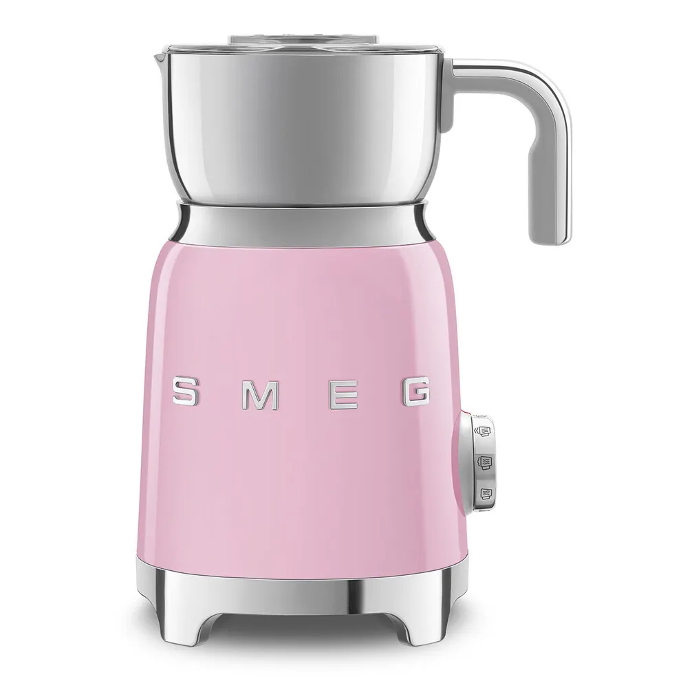 Chocolatière Années 50 _Rose_ Pot en acier inox _ Couvercle en TritanTM avec bou