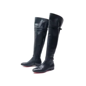 CHRISTIAN LOUBOUTIN BOTTES cuissardes double bride