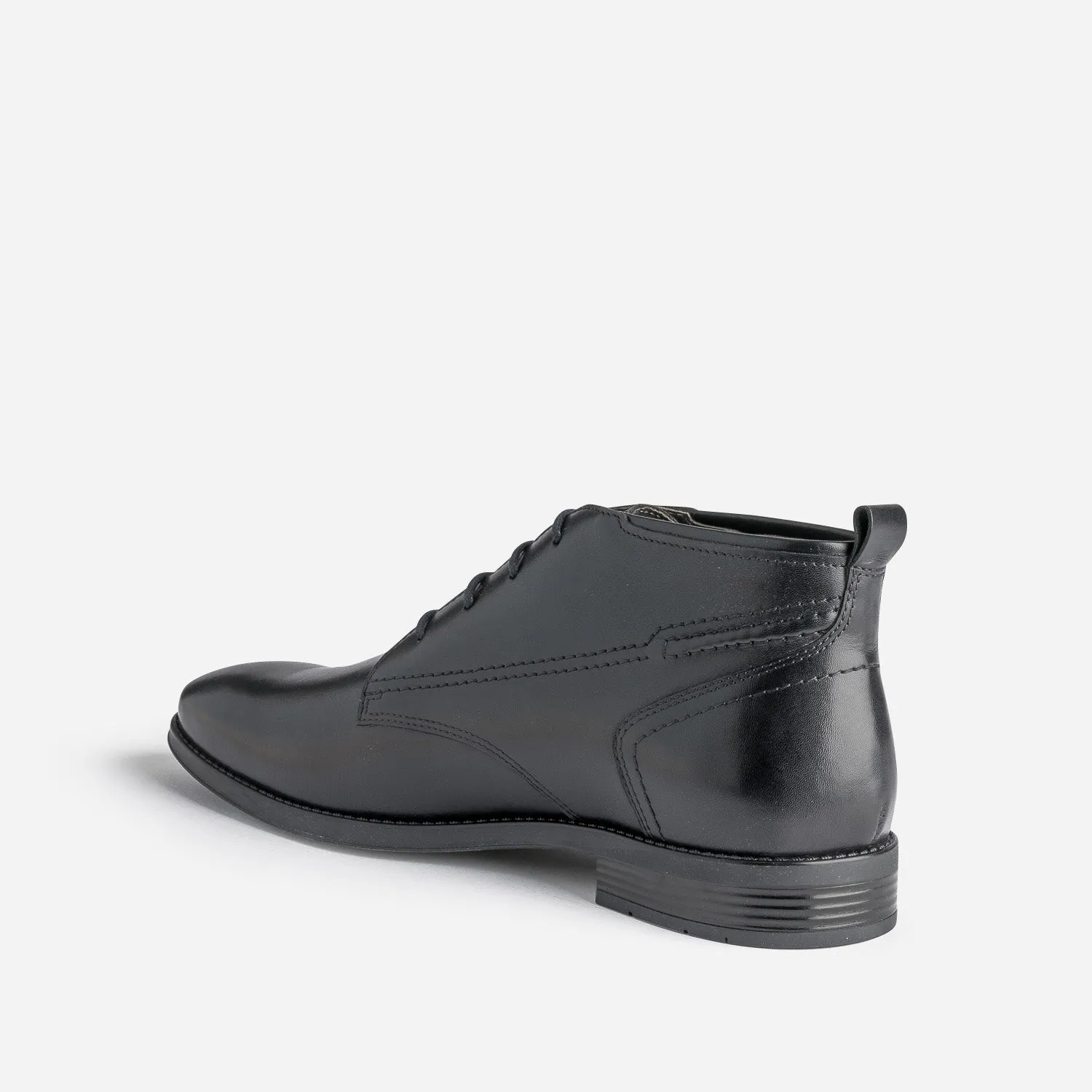 Chukka boots noir en cuir - Boots Homme | ERAM