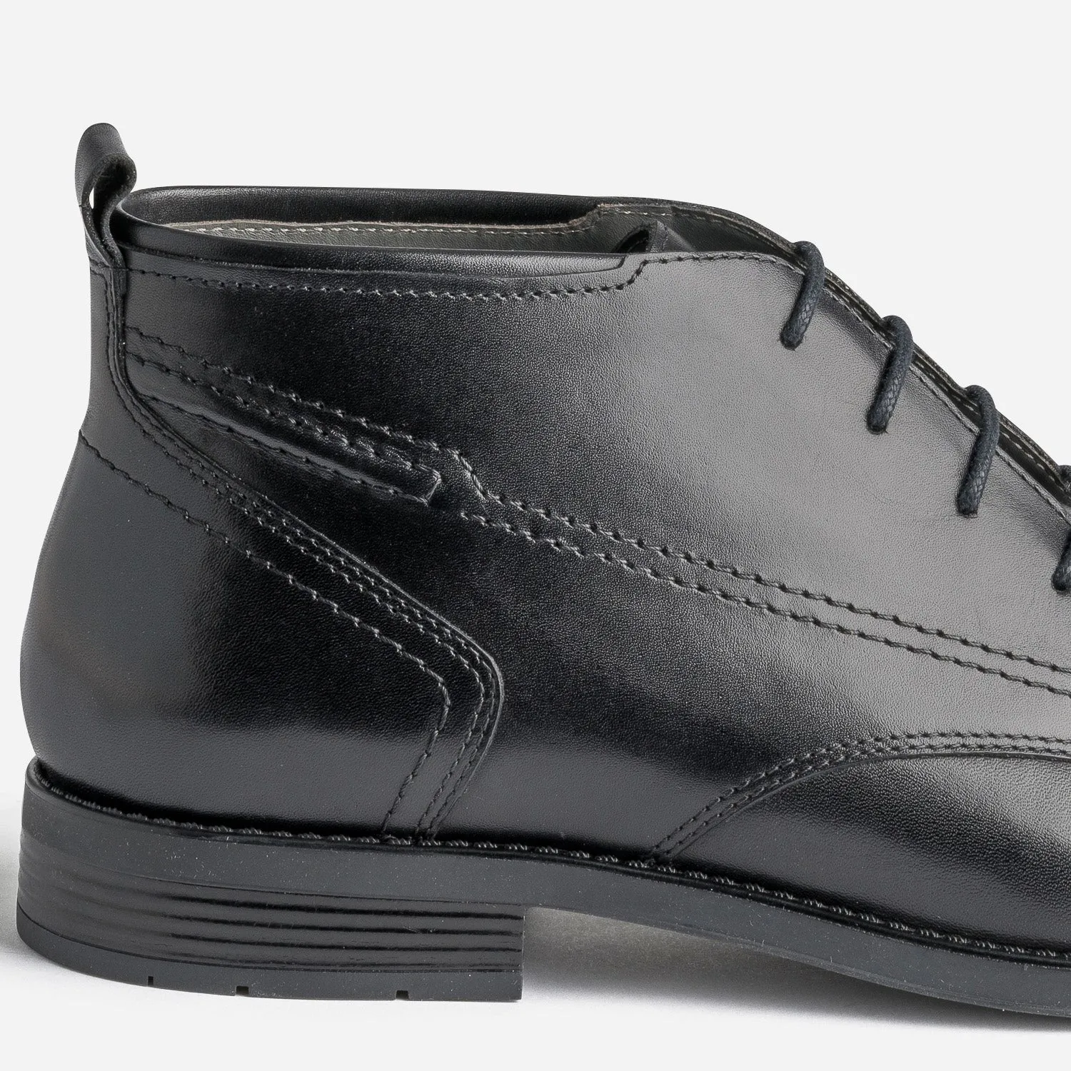 Chukka boots noir en cuir - Boots Homme | ERAM