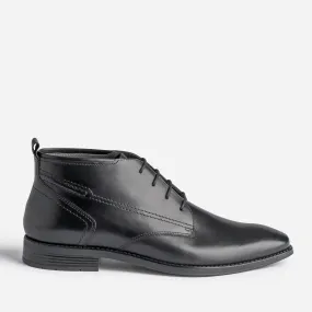 Chukka boots noir en cuir - Boots Homme | ERAM