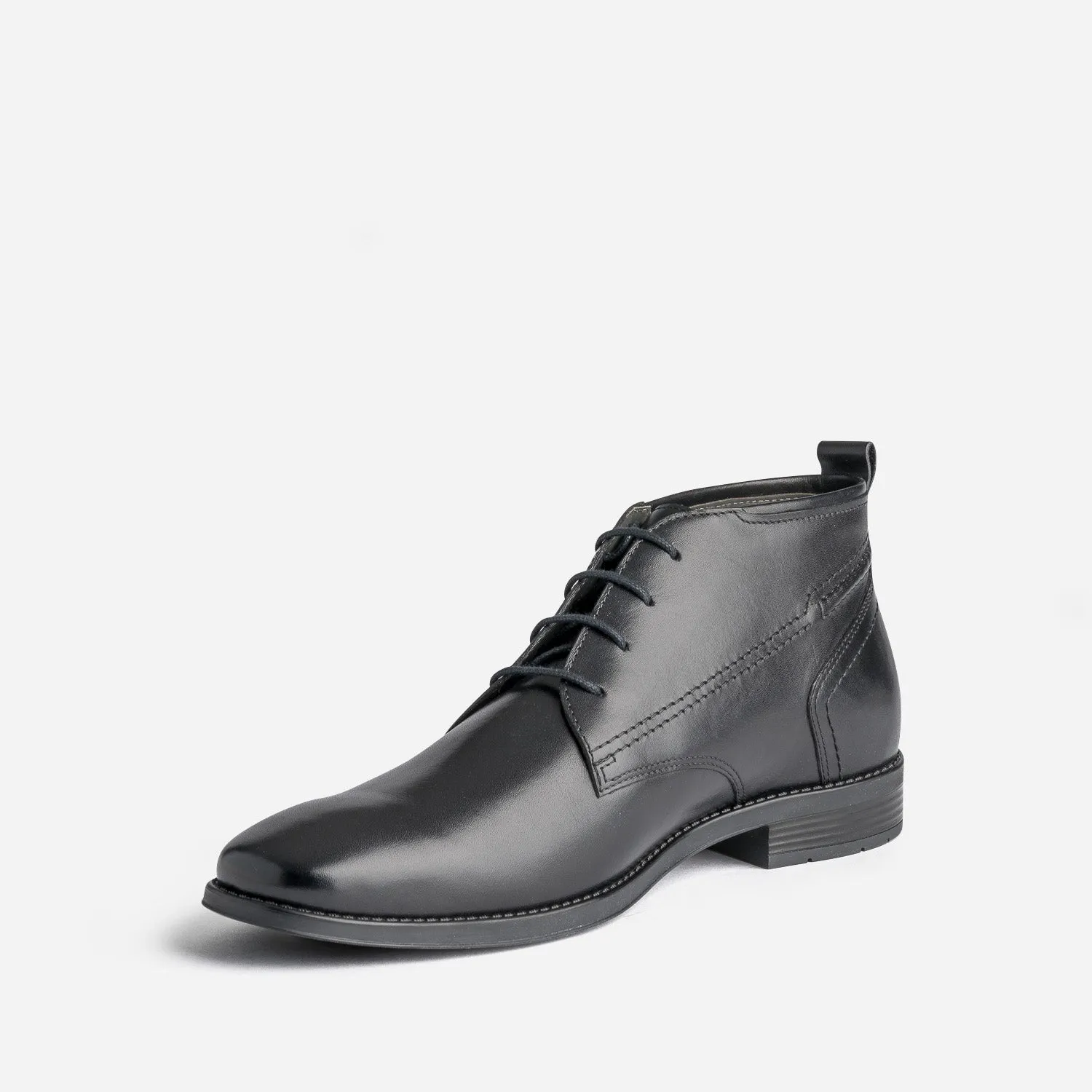 Chukka boots noir en cuir - Boots Homme | ERAM