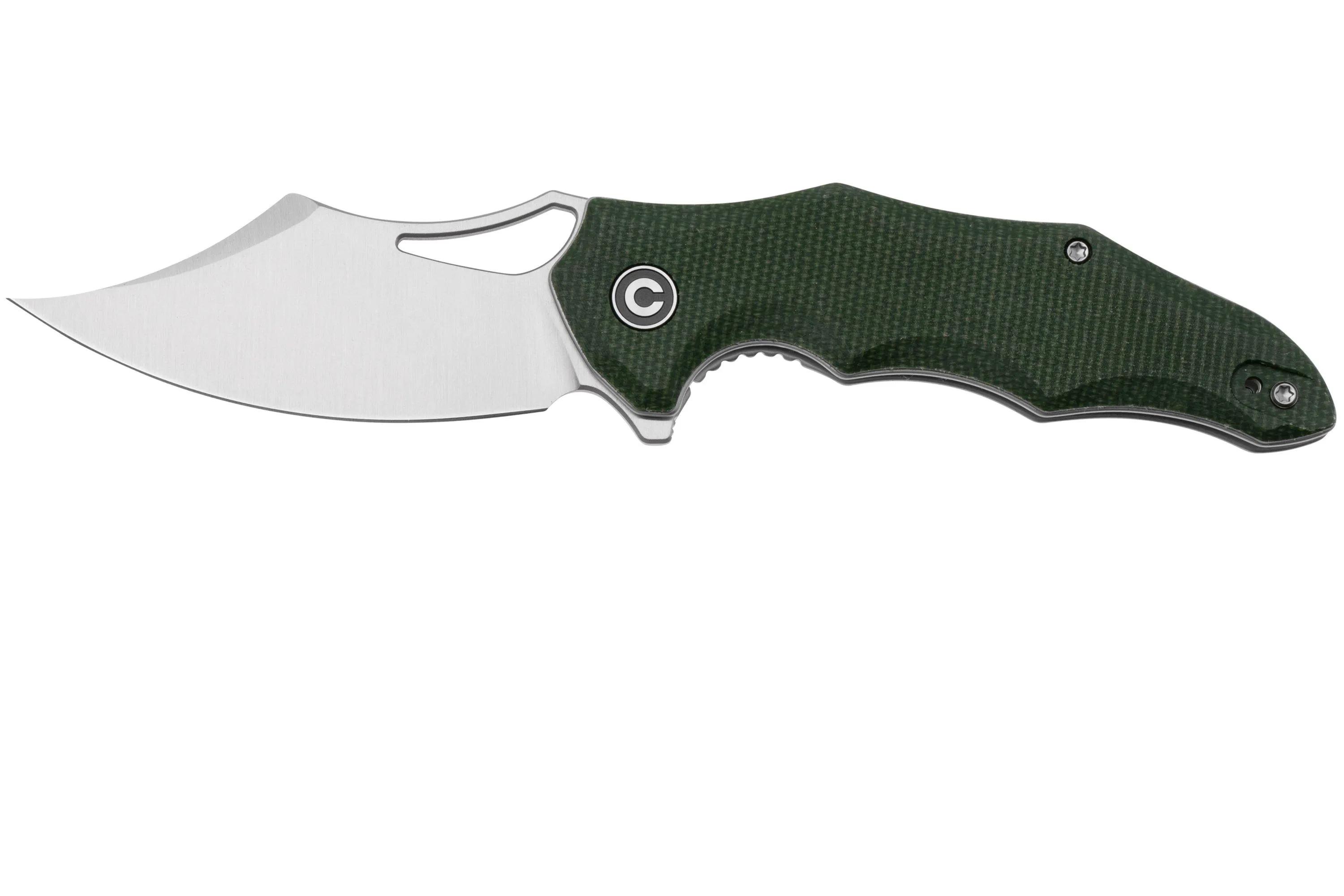 CIVIVI Chiro C23046-2 Satin, Green Micarta, couteau de poche