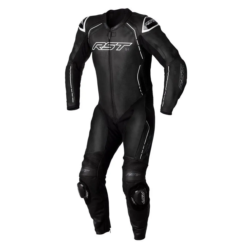 Combinaison RST S-1 CE cuir - noir/noir/blanc taille S - piecemotoquad