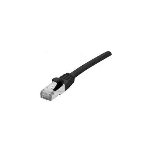 Cordon RJ45 categorie 6 F/UTP LSOH snagless noir - 0,5 m