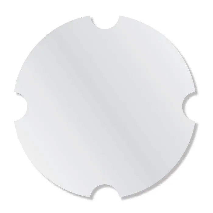 Couvercle carton blanc pour pot poulet Diam: 21,4 cm 21,4 cm - 100 uni 