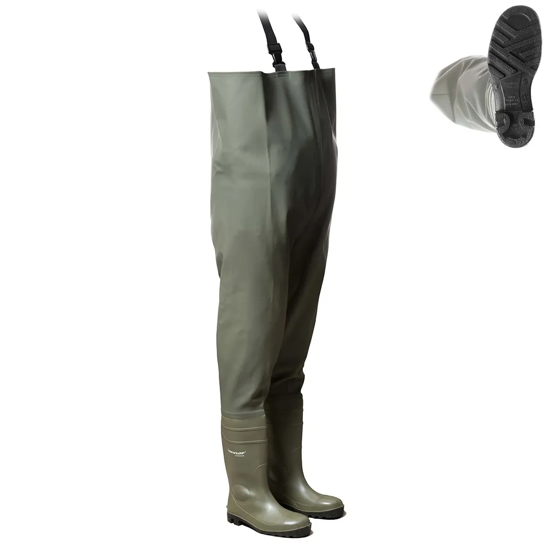 Coverguard - Cuissardes de sécurité verte CHEST SAFETY S5