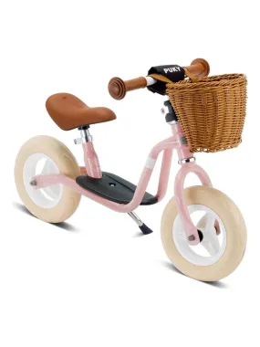 Draisienne rose avec béquille et panier dès 2 ans Puky LR Medium - Rose