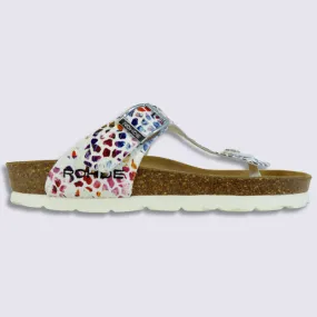 Entre doigts Rohde, entre doigts femme en cuir blanc | Igert Chaussure&Maroquinerie