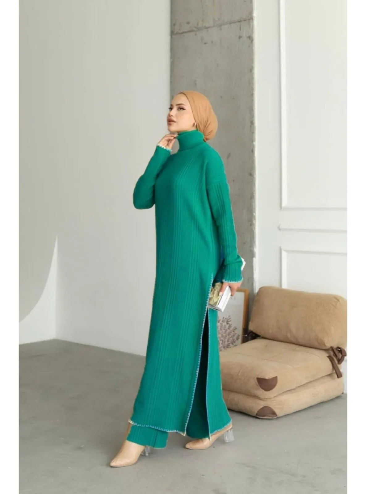 Green - Knit Suits