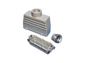 HARTING • Fiche mâle 24 Contacts 16 Ampères PG21