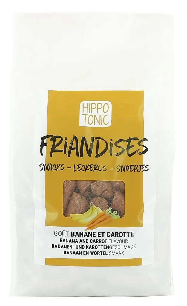 Hippo-Tonic Bonbons pour chevaux goût banane et carotte