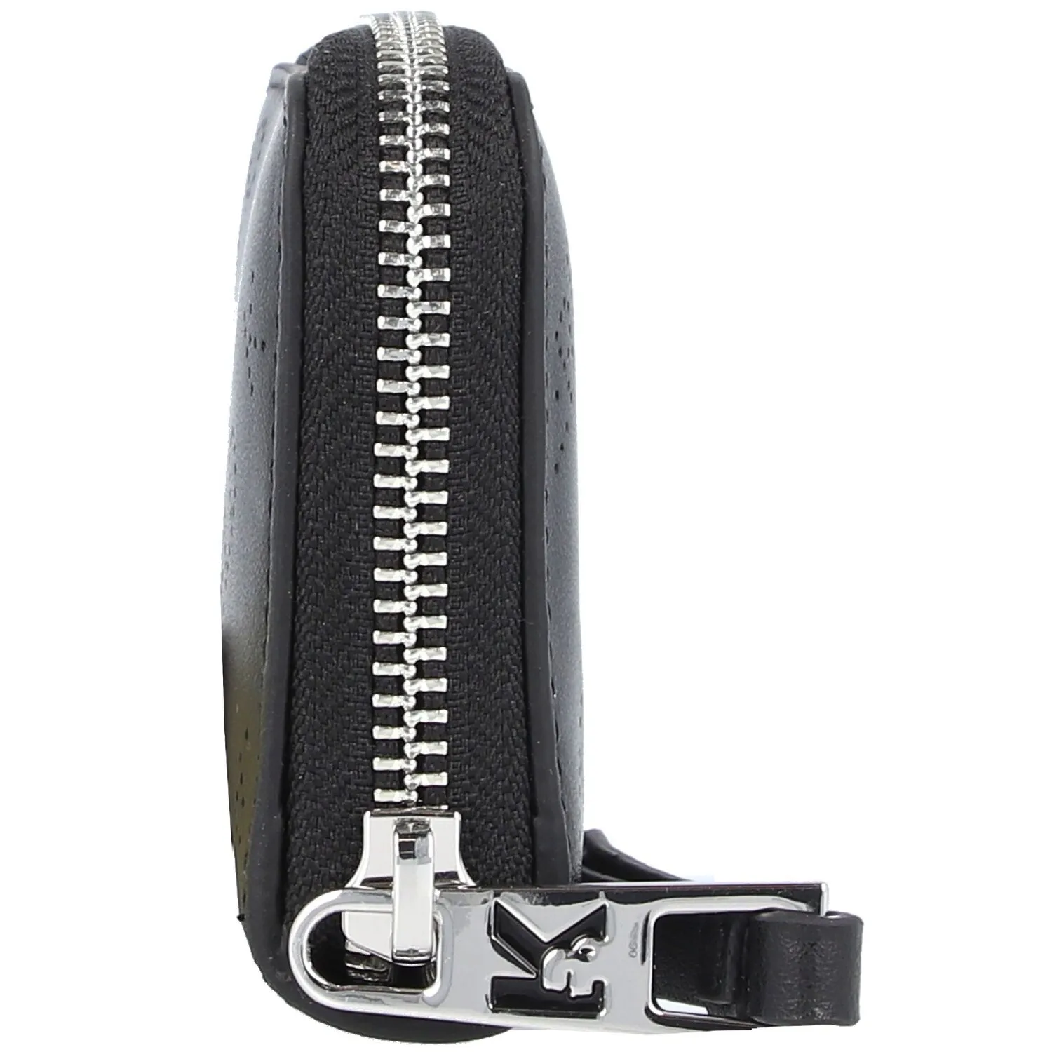 Karl Lagerfeld Porte-monnaie Punched en cuir 10,5 cm