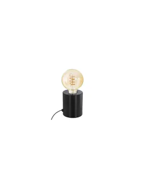 Lampe SABA noire Hauteur 10,5 cm