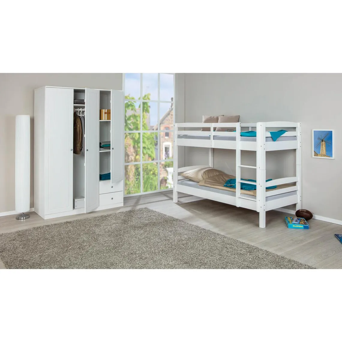 Lits Superposés Séparable Blanc 90x190 MICK | Lit superposé 3 SUISSES