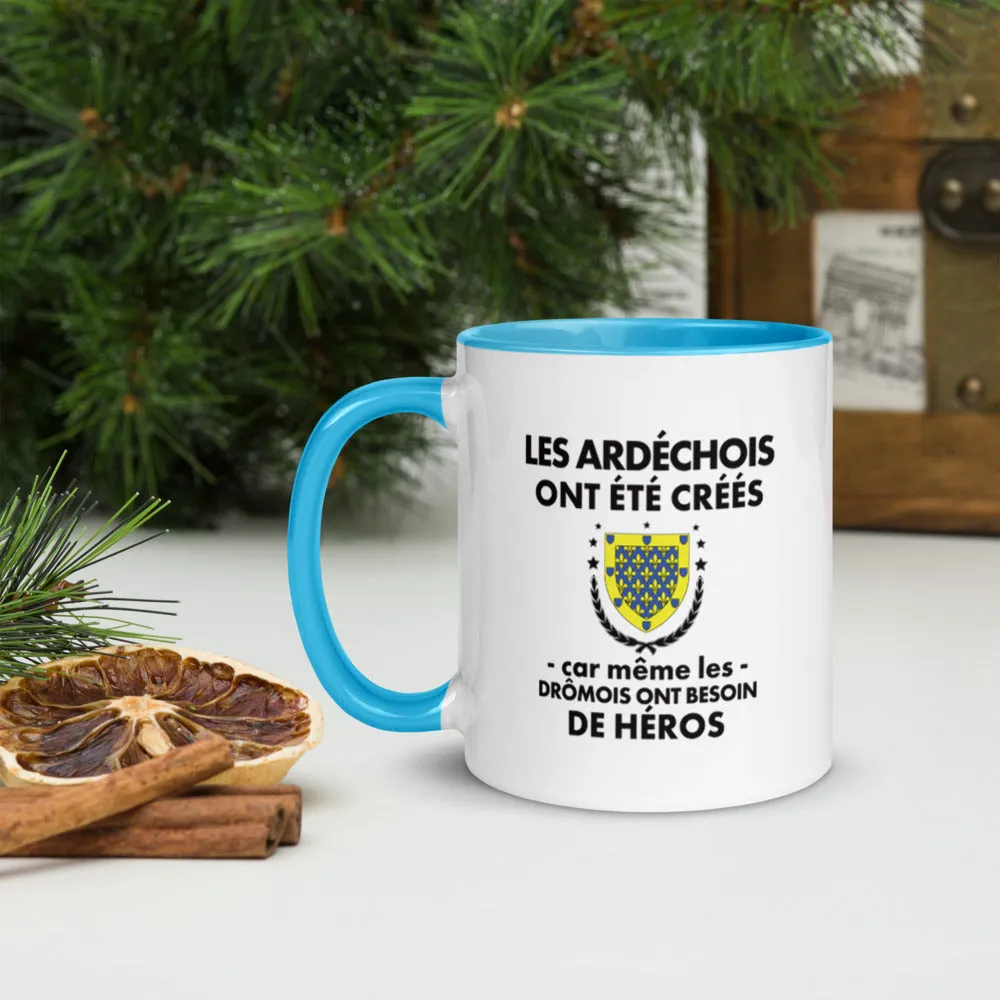 Mug Tasse Ardèche Humour - Les Ardéchois ont été créés