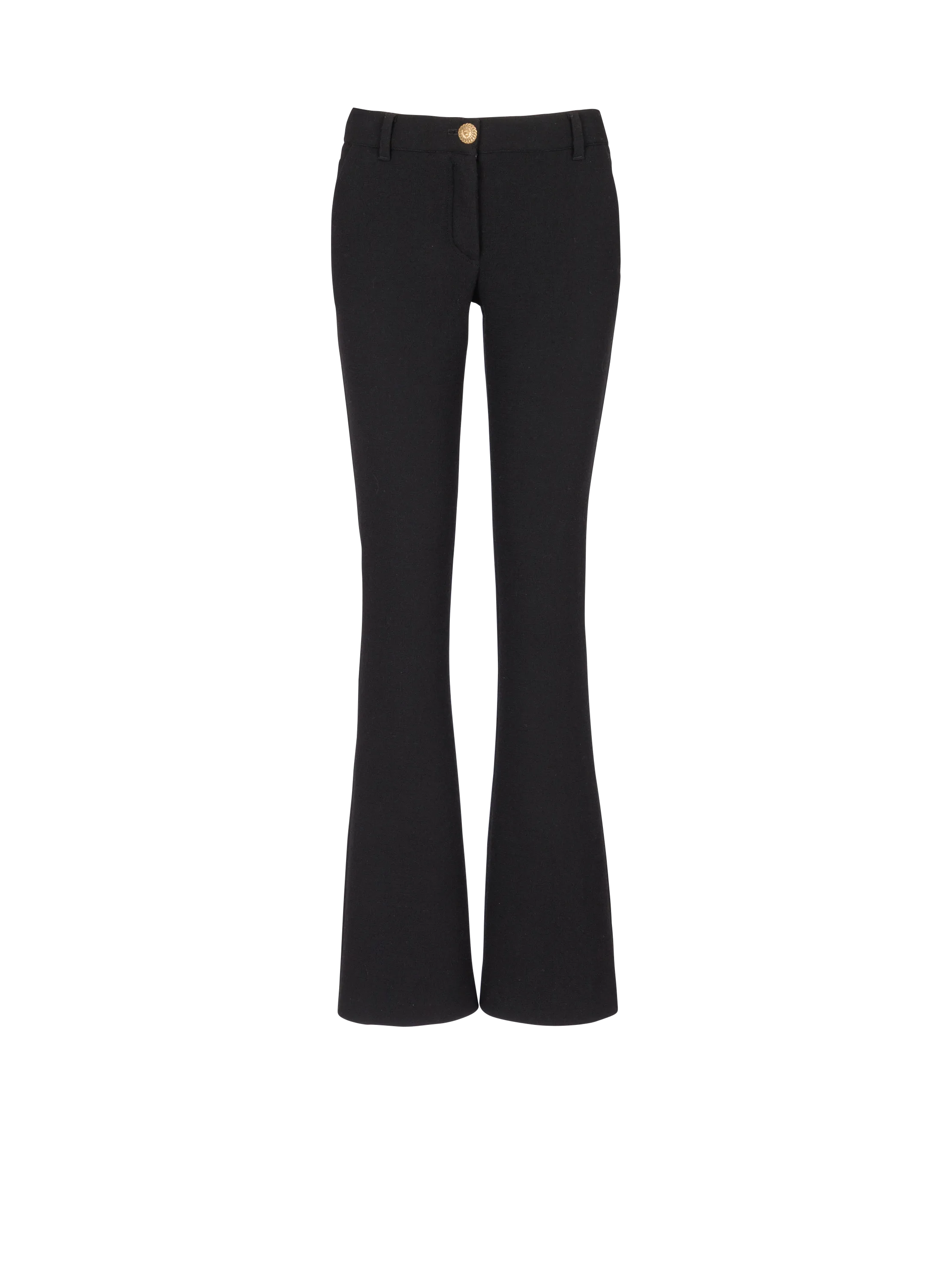 PANTALON BOOTCUT EN CRêPE - BALMAIN pour FEMME | Printemps
