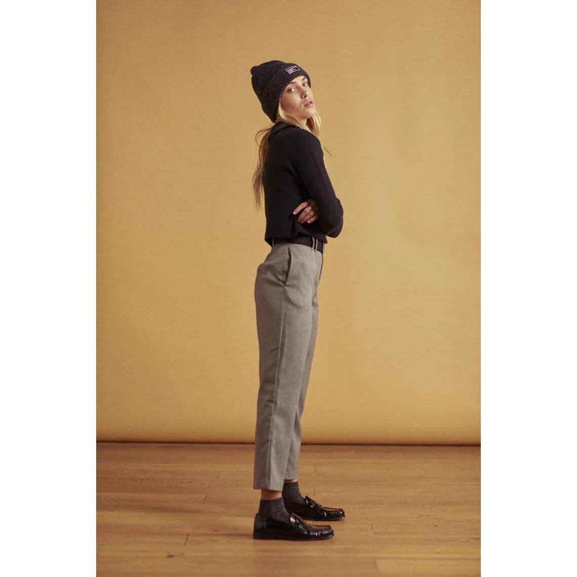 Pantalon carotte HOBBESGI gris | 3 Suisses