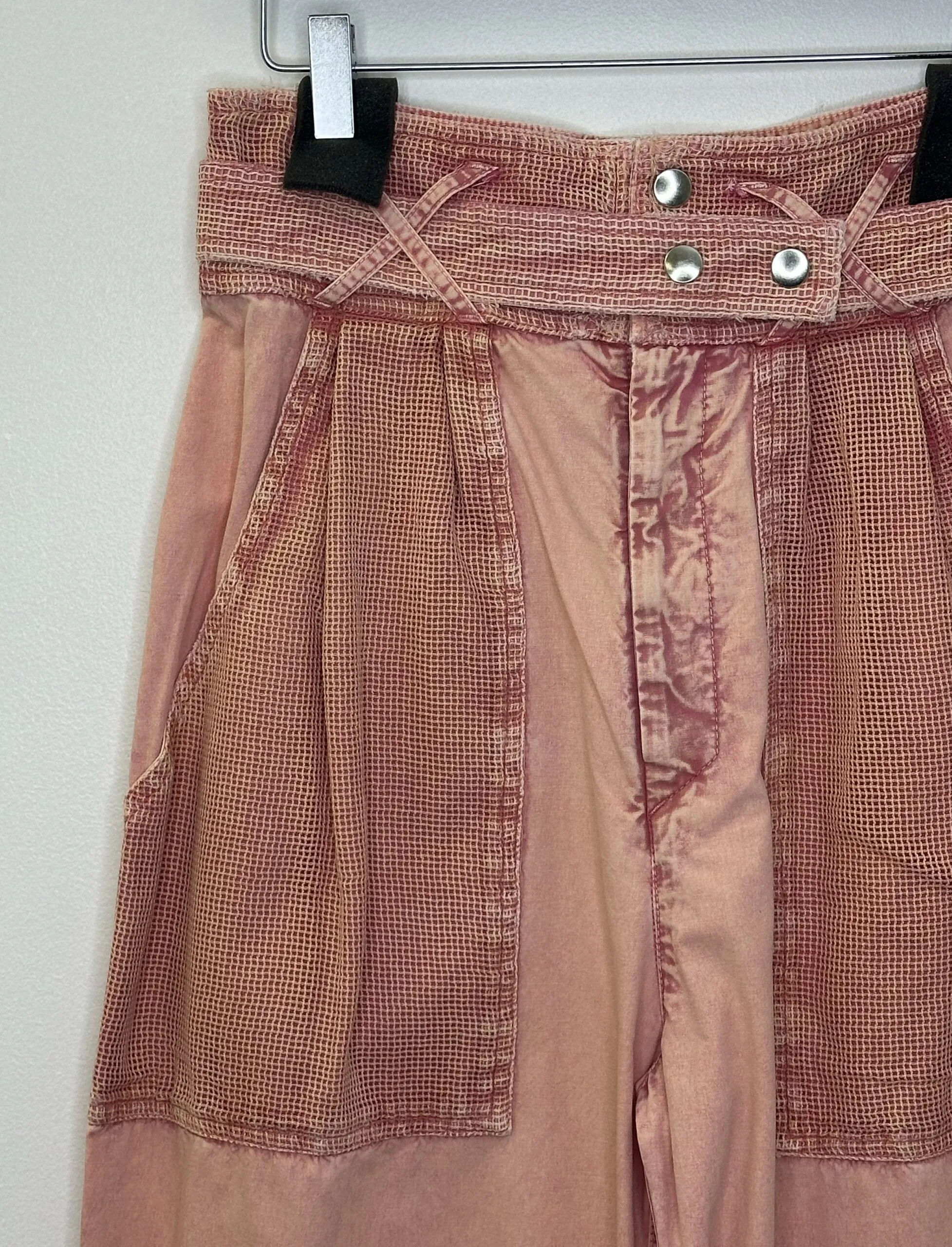 Pantalon rose taille haute Isabel Marrant, taille 38 - Yalla