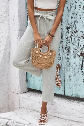 Pantalon Taille Haute  Champêtre