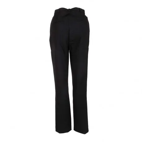 Pantalon taille haute uni coupe droite stretch Femme AMERICAN VINTAGE 