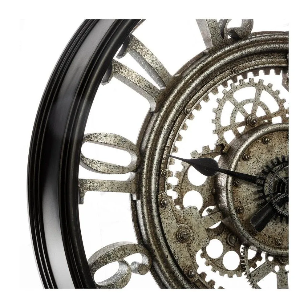 Pendule murale avec mécanisme apparent ø51cm