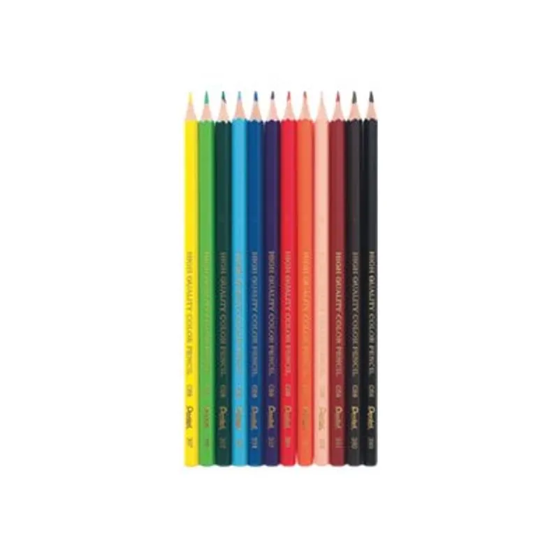 Pentel - 12 Crayons de couleur