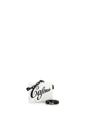 petit sac avec bandoulière en couleur contrastante white combo - CafèNoir