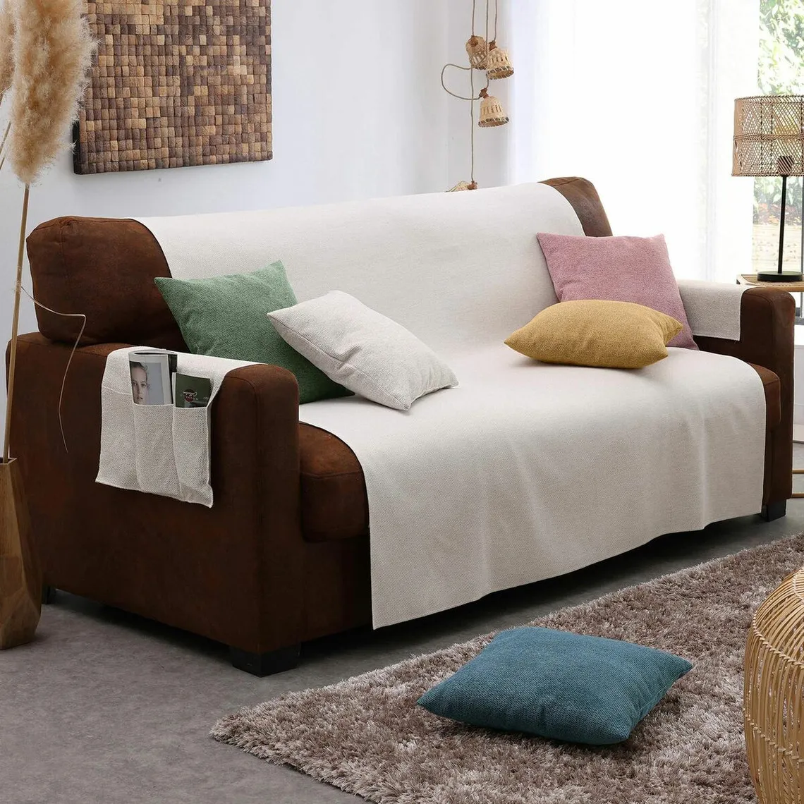 Protège accoudoir DIOSA SALON en polyester Beige | 3 Suisses