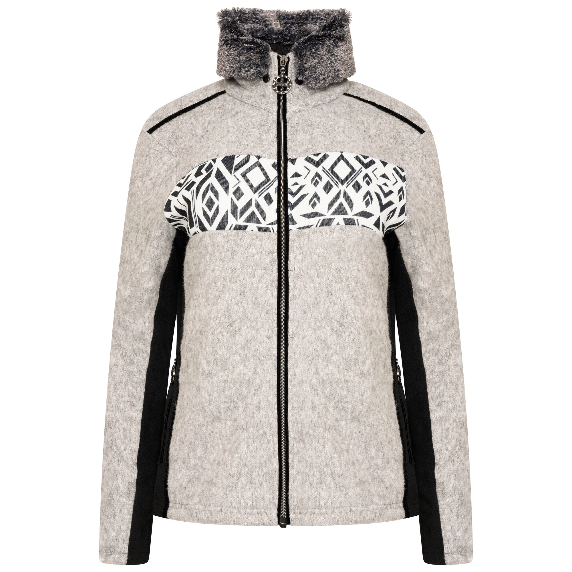 Pull zippé Femme ENGROSS II | Gris