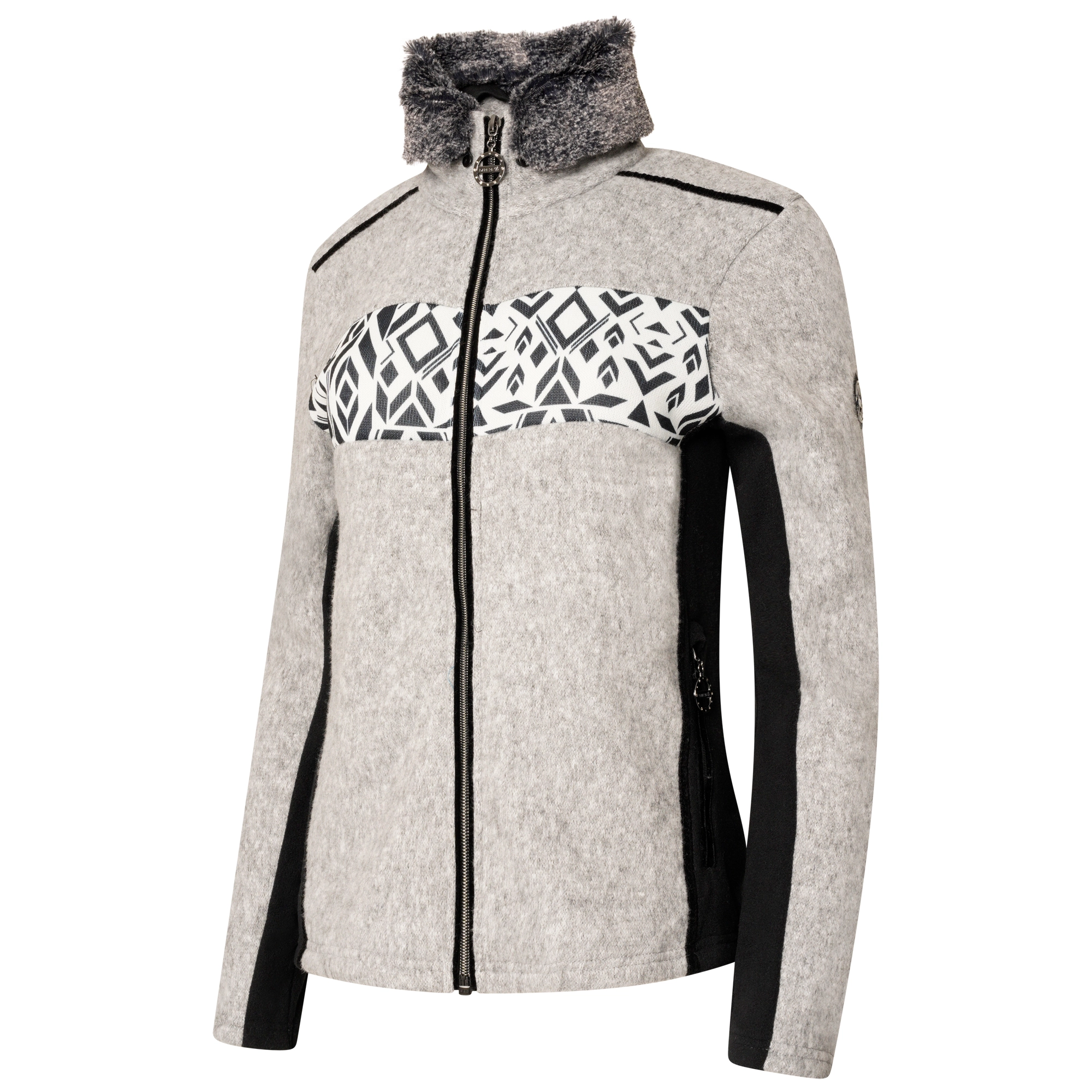 Pull zippé Femme ENGROSS II | Gris