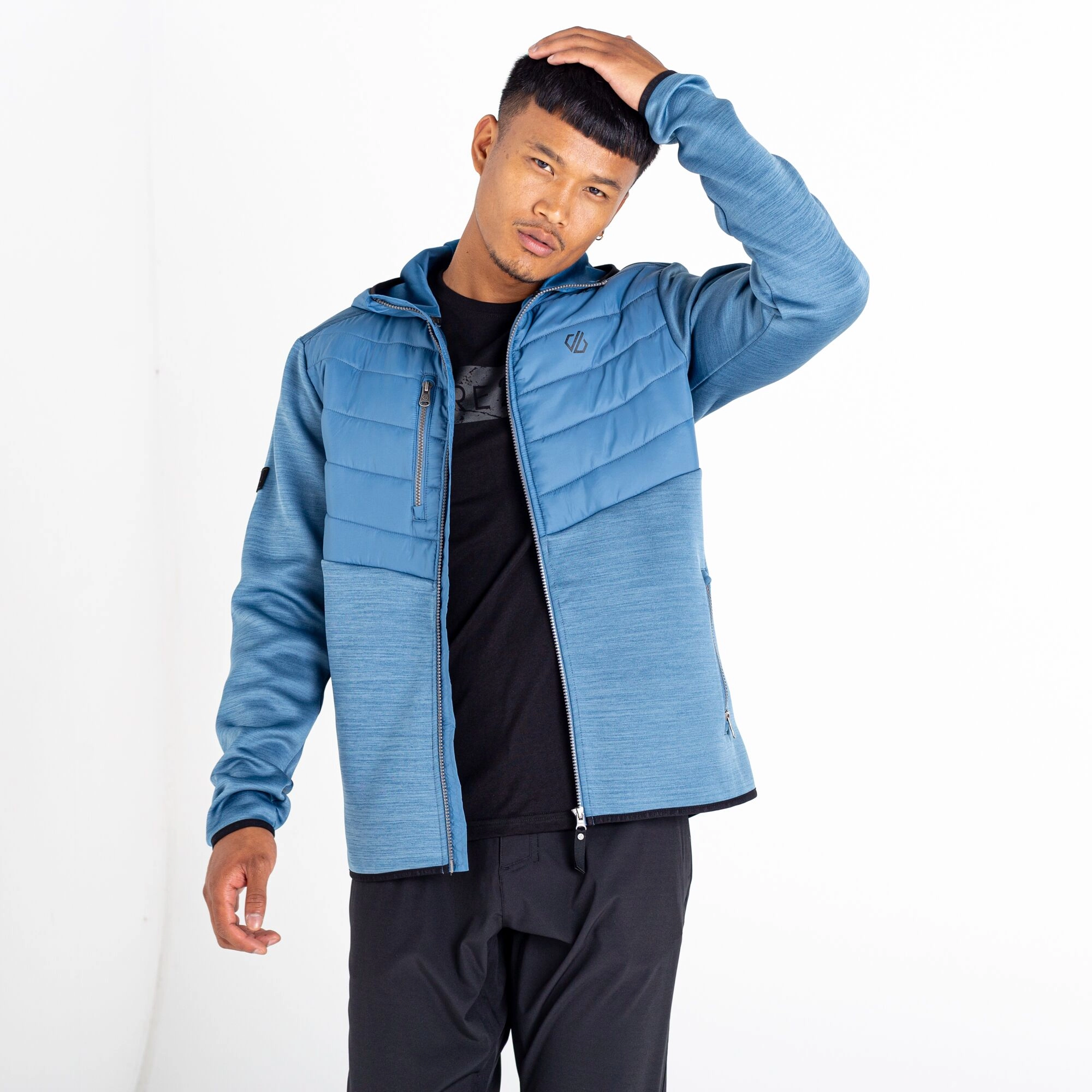 Pull zippé Homme NARRATIVE II  | Bleu