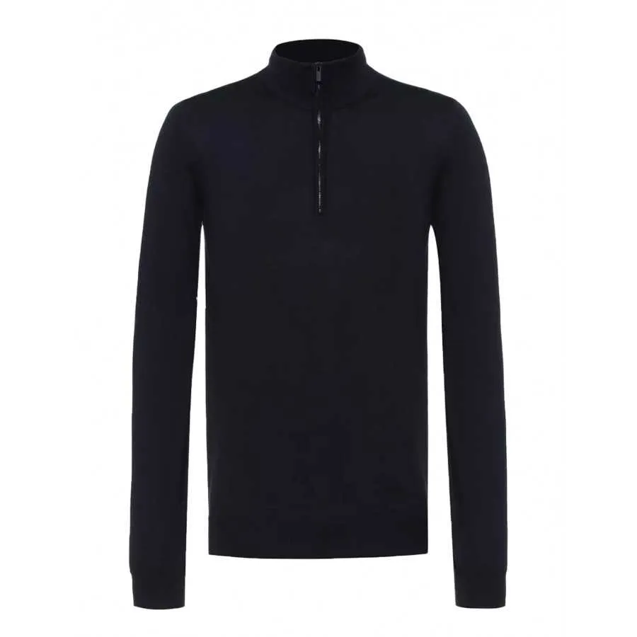 Pull à col zippé Noir - Hugo à Toulouse