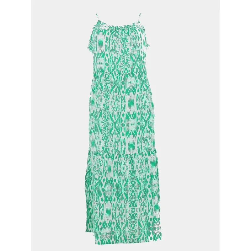 Robe midi à motifs enso vert femme - La Petite Etoile | wimod